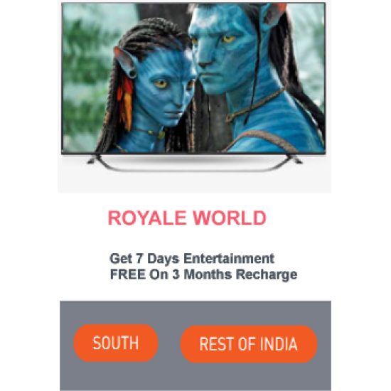 ROYALE WORLD HD 3 MONTH