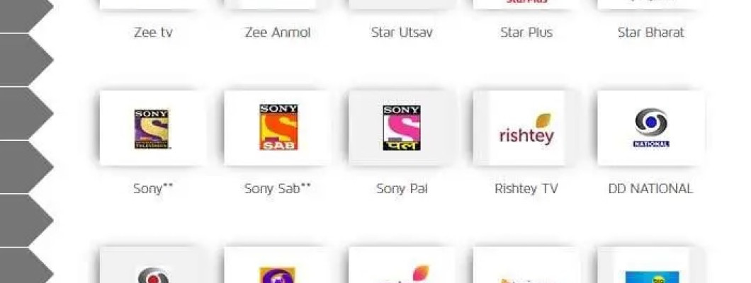 Ala Carte Channels List DishTv