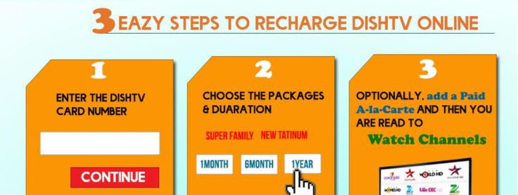 Easy Steps to Recharge DTH